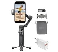 Estabilizador DJI Osmo Mobile 7P para iPhone, Android, Seguimiento Nativo, Iluminación, Estabilizador de teléfono de 3 Ejes, Inicio rápido, Edición con un Toque (DJI Osmo Mobile 7P Bundle)