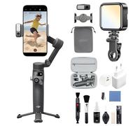 Estabilizador DJI Osmo Mobile 7P para iPhone, Android, Seguimiento Nativo, Iluminación, Estabilizador de teléfono de 3 Ejes, Inicio rápido, Edición con un Toque (DJI Osmo Mobile 7P Bundle)
