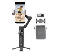 Estabilizador DJI Osmo Mobile 7P para iPhone, Android, Seguimiento Nativo, Iluminación, Estabilizador de teléfono de 3 Ejes, Inicio rápido, Edición con un Toque, Brazo Extensible y trípode Integrados