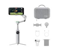 Estabilizador Gimbal Insta360 Flow 2 Pro para iPhone y Android, Gimbal IA para teléfono, Gimbal para móvil para Viajes y Vlogs - Paquete definitivo para creador Gris