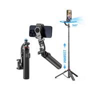 Estabilizador gimbal para smartphones y cámaras - RNCYN - Seguimiento facial con IA - Trípode plegable - Rotación de 360