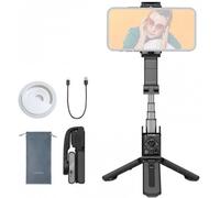 Hohem Smart selfie stick con seguimiento AI de 360 ??grados negro