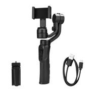 Estabilizador Móvil Gimbal 3 Ejes Mango Trípode Bluetooth Lemonda F6 - Negro