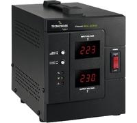 Tecnoware Estabilizador de Tensión 3000VA para televisores, equipos HiFi, impresoras y dispositivos electrónicos, protege contra picos de corriente, no es un SAI, listo para usar