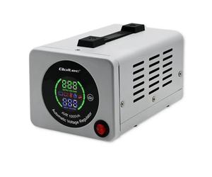 Estabilizador tensión 230v 1000va automático alimentación lcd qolte
