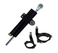 Estabilizadorde Dirección Kit de Soporte de Montaje de Amortiguador de dirección Estable de Doble Tubo CNC para Motocicleta Compatible con Kawasaki NINJA650 2017-2022(A 1 Set)