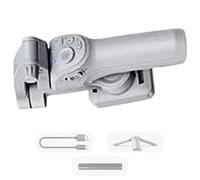 Estabilizadores AntiShake Varilla extensible con luz de relleno integrada compatible con Bluetooth Control remoto para Vlog Estabilizadores de mano ortogonales cardanes