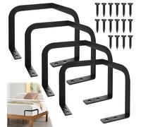 Estabilizadores de colchón 4 piezas sujeta colchones Metal Antideslizante