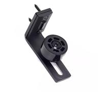 Estabilizadores de guía de puerta de granero de acero al carbono, sistema deslizante inferior antibalanceo, fácil instalación, sin necesidad de taladrar, herrajes de acero para granero