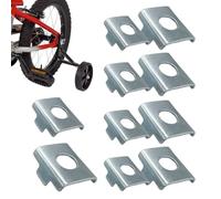 Estabilizadores de ruedas de entrenamiento, juego de equilibrio de 10 piezas, soporte de bicicleta resistente, junta auxiliar de rueda de bicicleta, kit de estabilidad para niños, principiantes