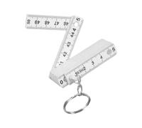 Estable 0 5 M plegable regla llavero con escala métrica clara ingenieros plegable