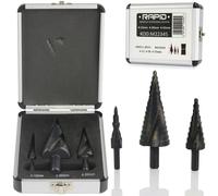 Establecer 3x faldas espirales HSS 4-32 mm - Taladros de conchas