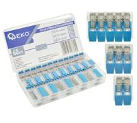 Establecer 60 clips de instalación rápida Mezcle 0.2-4 mm2