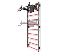 Marbo Sport Set MHU1 | Barras de Pared para Montaje en Pared 230 x 81 cm MH-U204 + Estación de inmersión Multifuncional de Pared con Barra de tracción (2 en 1) MH-U205 | Made in EU