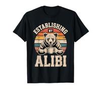 Estableciendo mis mañanas de Oso Coartada Camiseta