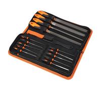 Establecimiento de Archivos de 18 Piezas: T12 Steel Professional Kit de Archivos Manuales para Madera Metálica, Incluye Archivos Planos, Triángulos, Mitad Redondos y de Aguja