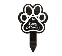 Estaca Conmemorativa para Mascotas, estaca Conmemorativa de pérdida de Mascotas, Conmemorativa de Perro para jardín, Placas de Tumba de condolencias con Garra de Perro, Placas conmemorativas de