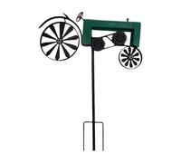 Estaca decorativa para tractores de metal rural, molino de viento, estaca decorativa para jardín, granja, jardín antiguo, para parterres, molino de viento decorativo, tractor al aire libre