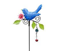 Estaca metálica jardín - Esculturas Ornamentales Fácil De Instalar,Estacas de Pájaros Jardín Para Al Aire Libre | Para Al Aire Libre Patio Cerca Cerca De Patio Sólido Maceta Interior Balcones Granja