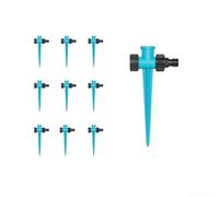Estaca Riego ABS Jardín 4 6 1 Pulgada 10 para uds Estaca Riego | Material ABS , goma duradera, uso exterior, compatible mangueras 4 6 1 pulgada, pack 10 unidades