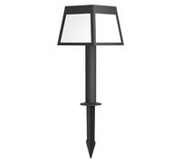 Estaca solar Altilia (L x An x Al: 15,5 x 15,5 x 56 cm, Negro, 790 lm)