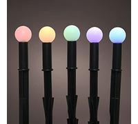 Estaca solar decorativa, iluminación LED, forma de sembradora, energía solar, ideal para jardines y caminos.