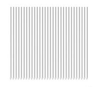 Estacas acrílicas transparentes para plantas para un fuerte apoyo en necesidades de jardinería interior y exterior (30 piezas)