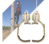 Estacas ajustables para trepar árboles, equipo de acero duradero para electricistas y profesionales de servicios públicos, equipo esencial para escalada en postes y tuberías