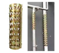 Estacas antiescalada para tuberías de drenaje, red de defensa de canal de conducto con tornillos, solución de prevención de escalada, acero inoxidable
