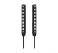 Estacas de escalada de apoyo con cámara de musgo para plantas de interior, 2 piezas para fomentar un desarrollo más saludable de la vid (negro)