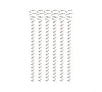 Estacas de jardín de cobre para electrocultura, soporte de plantas de madera, antena de alambre de bobina de 12 y 17 pulgadas, para camas de verduras y flores en maceta, paquete de 6