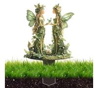 Estacas de jardín - Estaca acrílica para césped de | de césped plano 2D, estaca decorativa de , resistente a la intemperie, resistente a la decoloración, letrero artístico de jardín