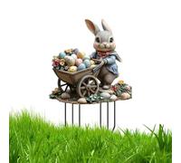 Estacas de jardín navideñas, estaca de decoración de patio, letrero acrílico 2D para exteriores, decoración rústica de jardín diseñada para el hogar, patio, césped, exhibición de vacaciones de