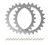 Estacas de tracción de acero para Segway Navimow i105E i108E - tacos de metal antideslizantes para pistas de césped húmedo - Kit de actualización de cortacésped robótico plateado 257 mm