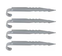 Estacas de viento de trampolín, estacas de trampolín de servicio pesado,Anclajes de viento alto | Herramienta de fijación de equipos al aire libre, juego de 4 anclajes de tierra oscilantes para jardín