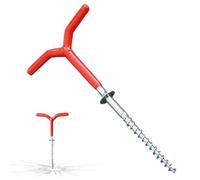 Estacas Para La Pesca En Hielo Soporte de la Barrena y Clavo Espiral para | Tornillos Para Pesca En Hielo Para Portacañas, Barrenas, Anclajes Metálicos Para Tienda, Estacas De Su
