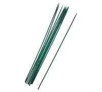 Estacas para plantas, bastones de soporte para plantas, estacas de jardín verdes de 40 cm, estacas florales para plantas en maceta de jardín