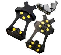 Estacas para zapatos para nieve y hielo, tracción de botas de senderismo, zapatillas de hielo, para corredores, excursionistas, estudiantes, dueños de perros, aceras, caminos, calzadas, caminar