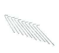 Pack 10 clavijas Regatta Steel Peg 8" Roundwire Talla única