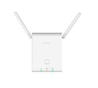 Estación base DECT Yealink W90B hasta 60 terminales, PoE, 300 m, HD Voz, Blanco