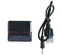 Estación Carga Batería Eficiente 4 Ranuras para Pilas Recargables 3 7 V 18650 26650 21700 Y NiMH AA