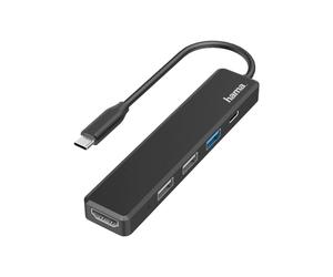 Estación de acogida USB-C Hama 00200117 Adecuada para marcas: universal con función de carga, alimentación U