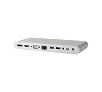 Estación de Acogida USBC Multi puertos USB 3.2 Gen1 con HDMI/VGA/Ethernet RJ45