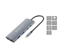 Estación de acoplamiento 10 en 1 - CONCEPTRONIC - DONN06G - HDMI 4K - USB-C PD 100W - Ethernet Gigabit