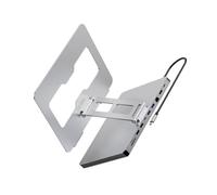 Estación de acoplamiento 10 en 1 para portátil y base adaptadora, soporte para portátil para un uso eficiente y soporte de conexión de dispositivos, soporte estable para laptop