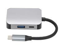 Estación de acoplamiento 3 en 1 Tipo-C Interfaz multimedia Tipo-C a HD/USB 3.0/Adaptador PD
