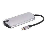 Estación de acoplamiento 4 en 1 USBC con divisor HDMI VGA USB3.0PD, carcasa de aluminio de alta calidad, transferencia de datos de súper velocidad,