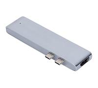 Estación de Acoplamiento 7 en 2 Silver USB 3. Multiport Hub para Pro &