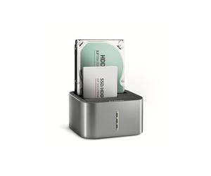 Estación de acoplamiento - AXAGON - ADSA-DC - USB 3.2 Gen1 - SATA 6G - Compatible con 2.5/3.5 pulgadas