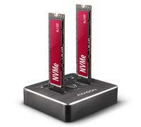 Estación de acoplamiento - AXAGON - ADSA-M2C - Clon - Doble SSD - USB 3.1 Gen 2